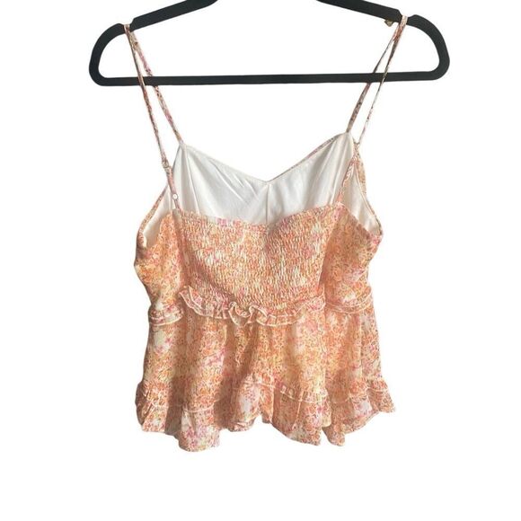 Sadie & Sage Orange Floral Print Cami/Tank. Size Large. EUC! - Picture 4 of 7